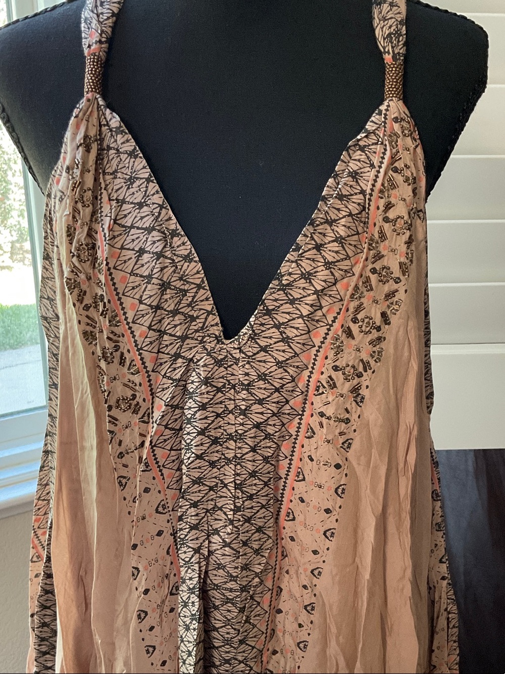 Free People Beige Boho Maxi Dress - Picture 2 of 7